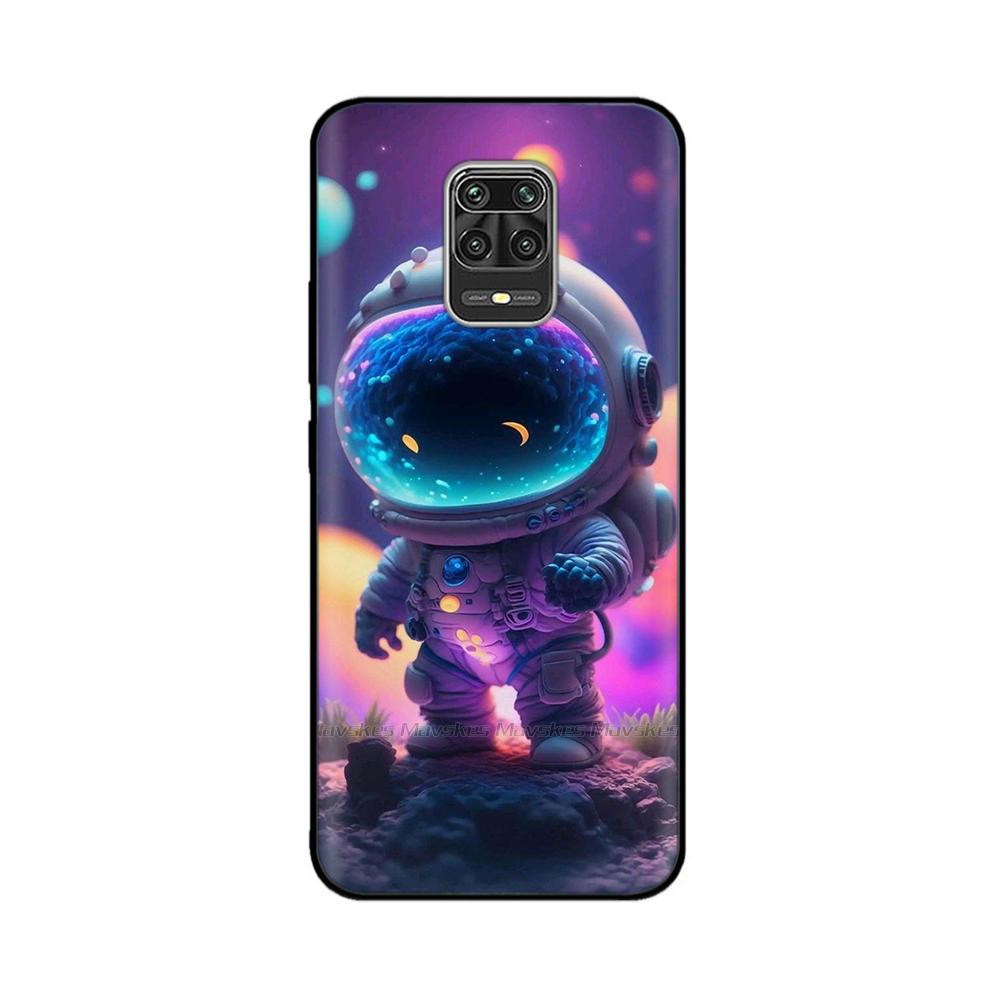 For Redmi Note 9 Pro Max Case NOTE 9S Cute Cartoon Cover Soft Silicone Phone Cases For Xiaomi Redmi Note 9 Pro Note9S Case Funda