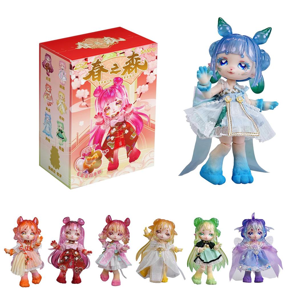 ICY Fortune Days 14cm Beast Series Doll, Boxed Blind Doll, Polyester, PVC, and ABS, Painted, Gift