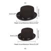 Top Hat for Adult/Children Cylinder Hat Magician Mad Hatter Party Costume Fedora Magician Hat for Carnival Rave Party