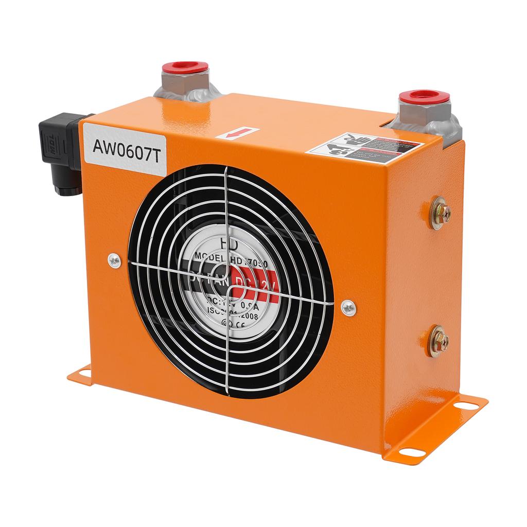 12V Luft-Öl-Kühlmaschine AH0608T | 60LPM Hydraulikölkühler, Vollkupfermotor, ≤2MPa Arbeitsdruck