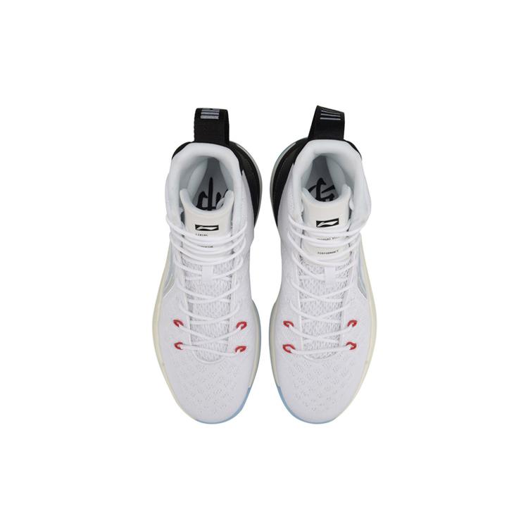 Li Ning YuShuai 13 Fabric Slip Resistant Abrasion Resistant Slip Resistant Abrasion Resistant High top Light Foam ABAP075-1