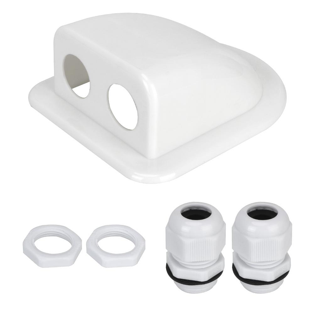 Roof Wire Entry Cable Connector Holder Caravan Solar Car Junction Box Cable Entry Gland Box RV Yacht Caravan Accessories
