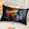 Rose Sofa Rectangular Throw Pillow Light Luxury Retro Living Room Cushion Cover Bay Window Throw Pillow