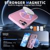 For Apple 16 Phone Case Magnetic Vertical Bracket Honeycomb Heat Dissipation Anti Drop for IPhone 16E Protective Case