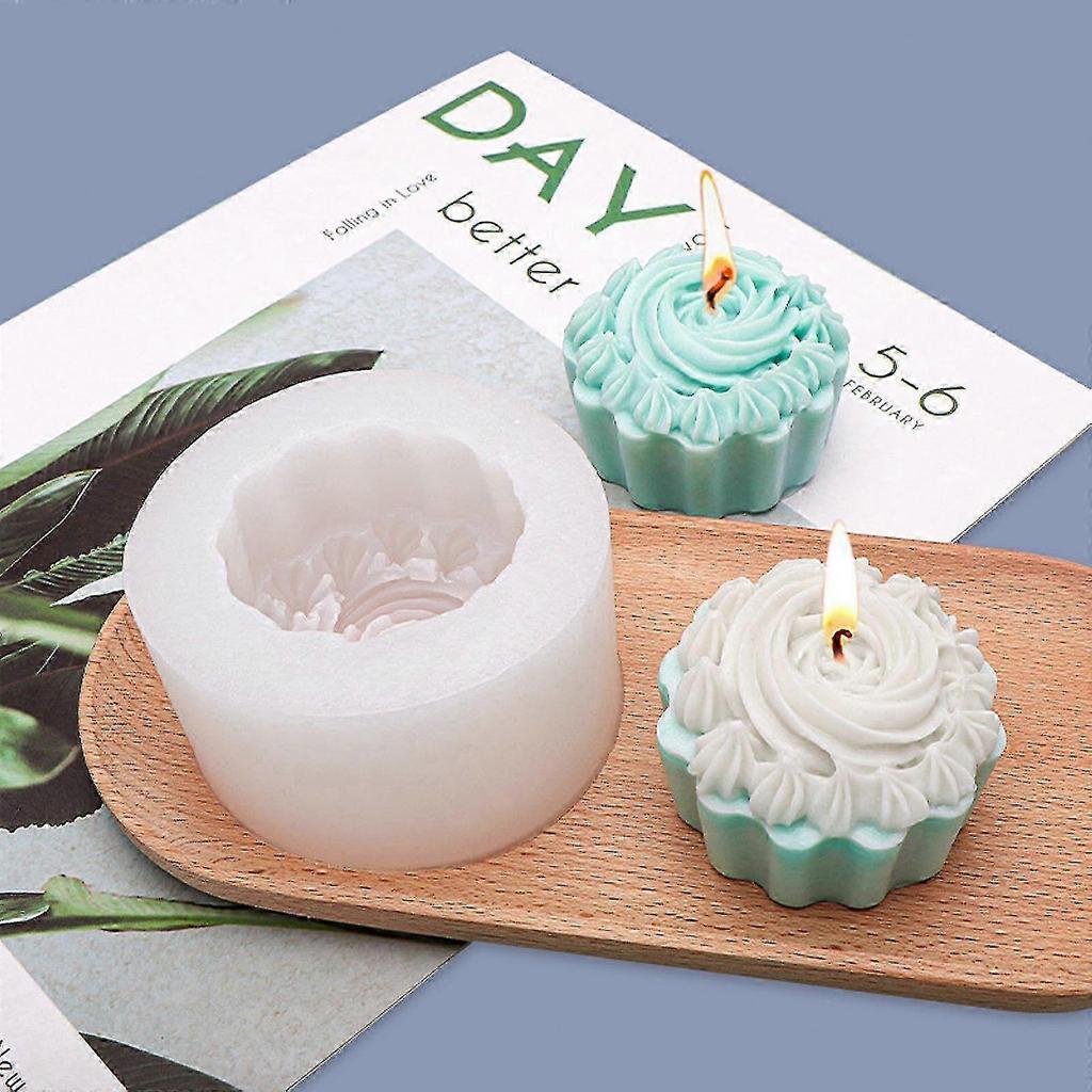 Silicone 3D Cake Mold for Cupcakes, Soaps, Candles, Chocolate Mousse, and DIY Crafts Baking Tool Handmade Mould