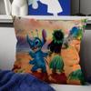 Cartoon S-Stitch And L-Lilo Cushion Cover Inches Farmhouse Decor Home Throw Pillow Covers For Couch Decorations