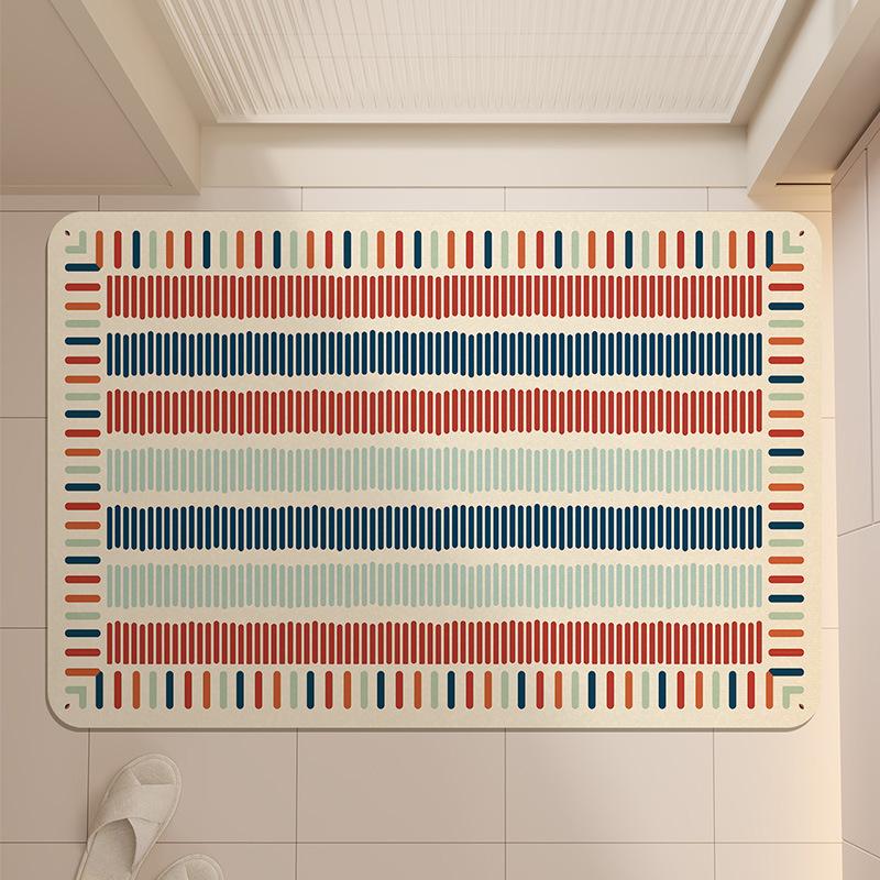 Bathroom Floor Mat Toilet Anti Slip Mat Bathroom Door Mat Foot Mat Door Mat