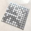 Home Decor Square Mosaic Sticker Waterpoof Aluminum Plastic Wall Decal Removable Self-adhesive Art Mural Kitchen