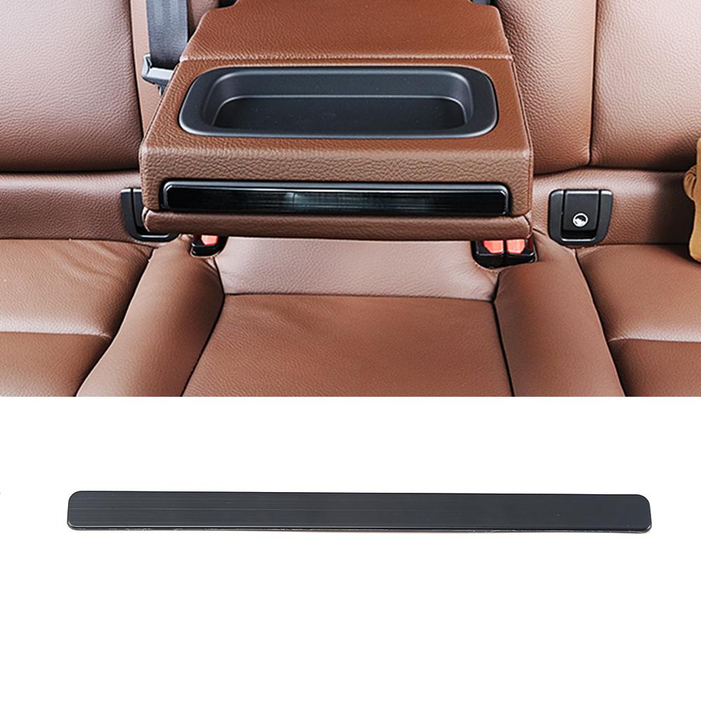 For Volvo XC60 2018 2019 2024 Car Rear Seat Water Cup Holder Frame Cover Trim Stainless Steel Interior Mouldings Sticker