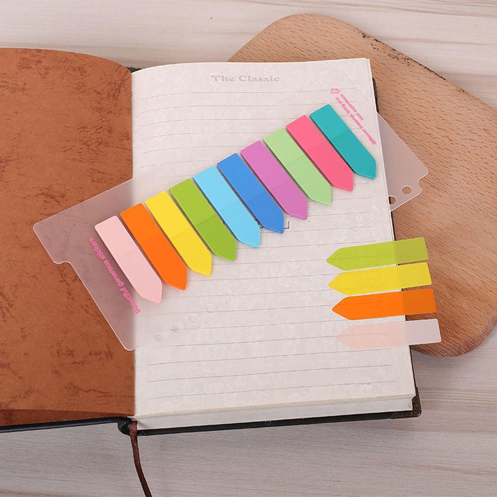 Stationery Note Sticky Notes Adhesive Bookmarks Fluorescent Notes Paper Sticker Planner Stickers