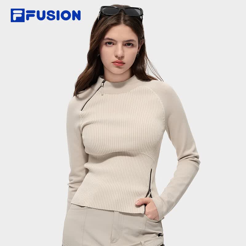 Женский модный приталенный вязаный пуловер Fila Fusion S
