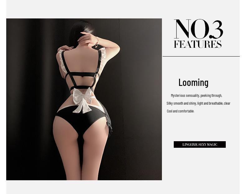 Plus Size Sexy Maid & Police Role-Playing Lingerie Set