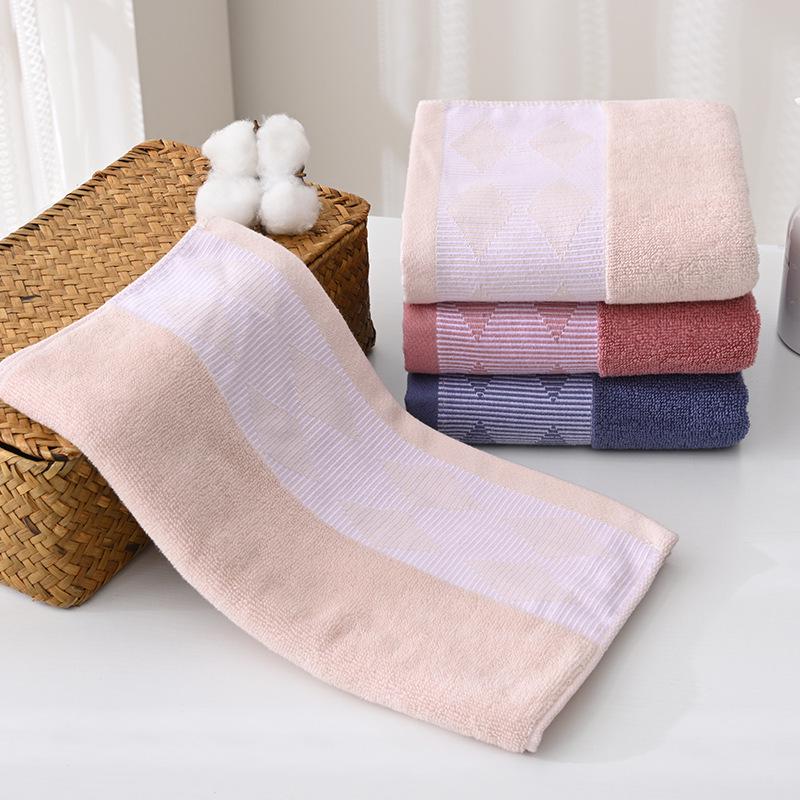 Soft, Thick Pure Cotton Face Towels - Absorbent and Gentle for Adults