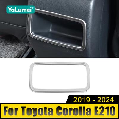 Nerezová ocelová zadní výdechová lišta na rámeček klimatizace pro Toyota Corolla E210 2019-2021 2022 2023 2024