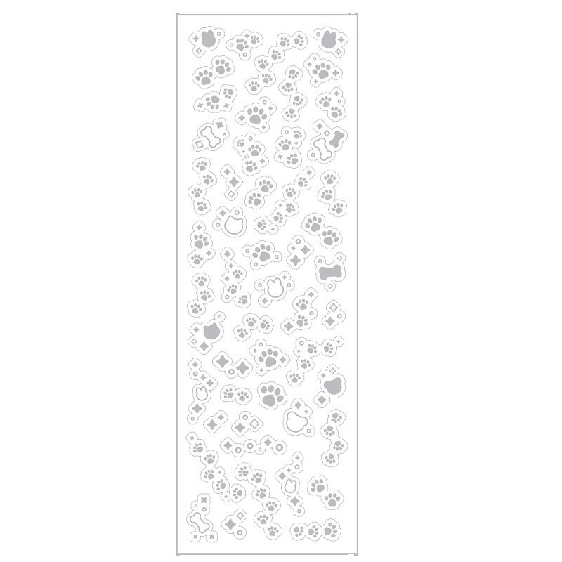 1PCS New Cute Deco Stickers Photocard Decor Kawaii Decorative Scrapbooking Decorative Stickers Kpop Korean Toploader Sticker