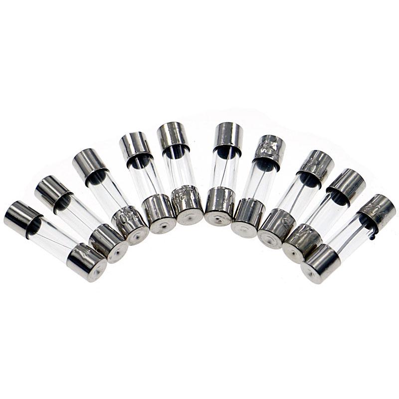5x20mm Fuse Holder Inline Screw Type with 16 AWG Wire+100pcs Quick Blow Glass Tube Fuse Kit 0.2A 0.5A 1A 2A 3A 5A 8A 10A 15A 20A Fuse Holders1