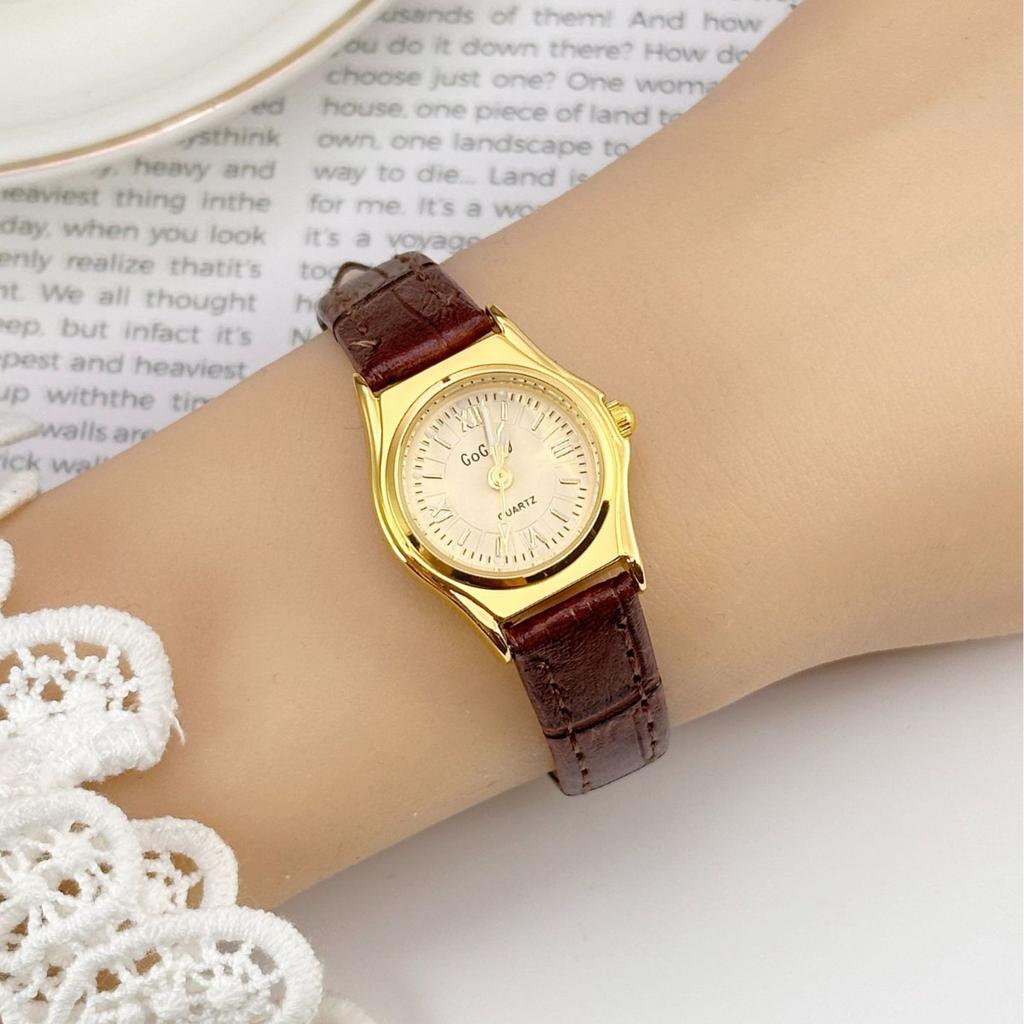 Luxury Small Dial Girl Gift Quartz Watches Simple Student Fashion Temperament Wristwatches Ladies Watches Dropshipping Clock