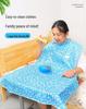 Shan Hai Kang Waterproof Stain-proof Adult Dining Bib, Large Size for Elderly.