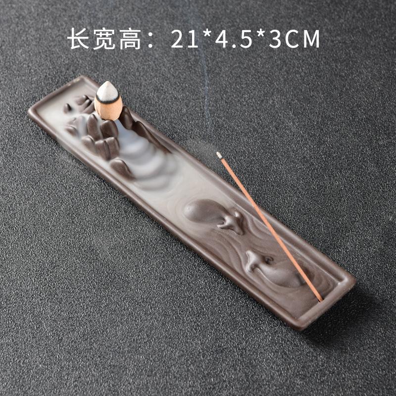 

YXY 2025 Chinese Style Incense Burner Double Cattle Ceramic Incense Sticks Holders Household Sandalwood OUD Stove for Home Decor