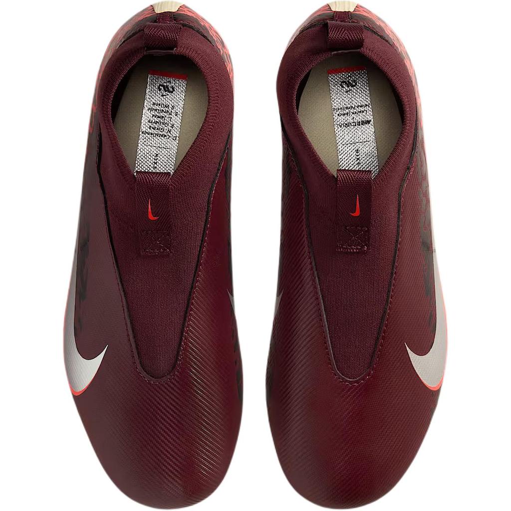 Nike United Jr. Mercurial Superfly 10 Academy  Multi-Ground High-Top GS Burgundy Crush Kids Cleats Red University-Red Fossil IO8468-661