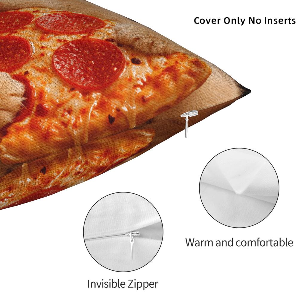 Funny Space Pizza Cat Pillow Cover Cute Funny Pillow Case For Chair Sofa Home Decor Design Pillowcases Gift Idea