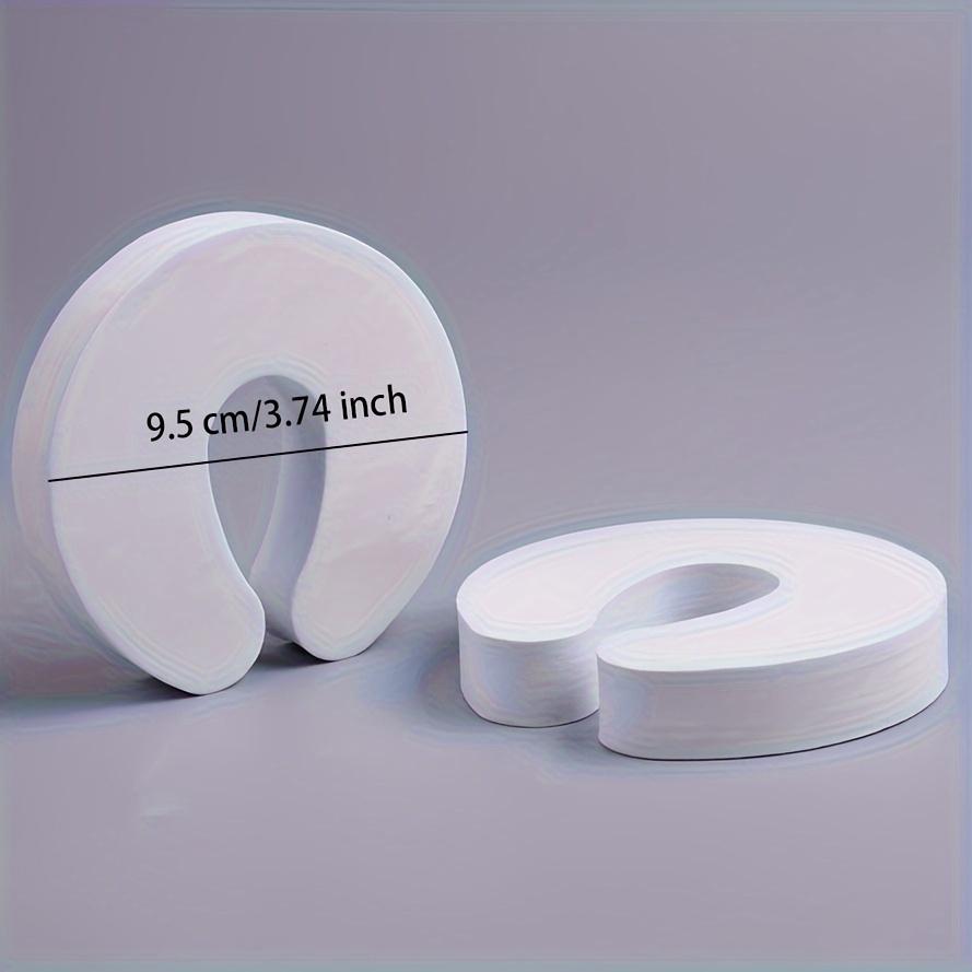 2pcs Soft-Touch Anti-Pinch Washing Machine Ventilation Bracket Set | Plastic Door Stopper, No Battery Required