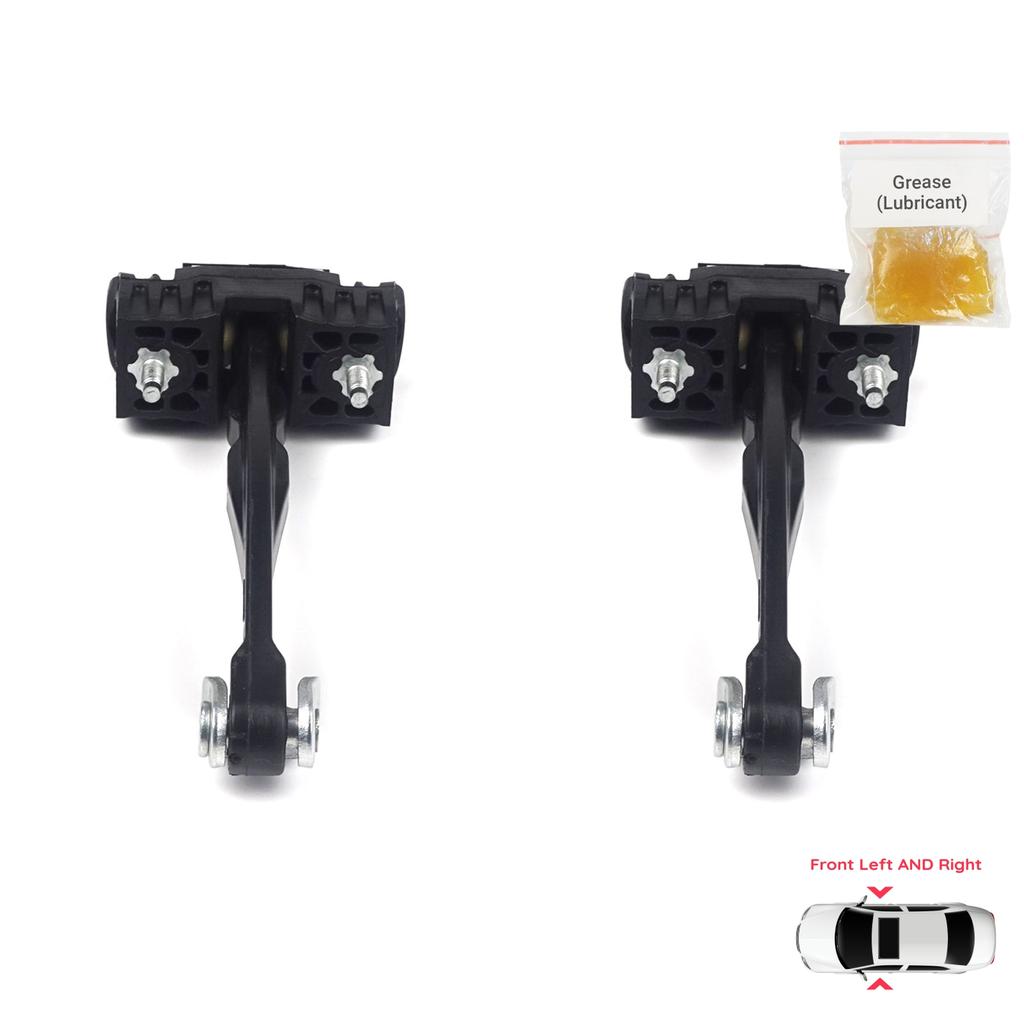 EDP725-1 2 Pieces Front Door Hinge Stop Check Strap Limiter for Vauxhall Opel Insignia A 5160264 