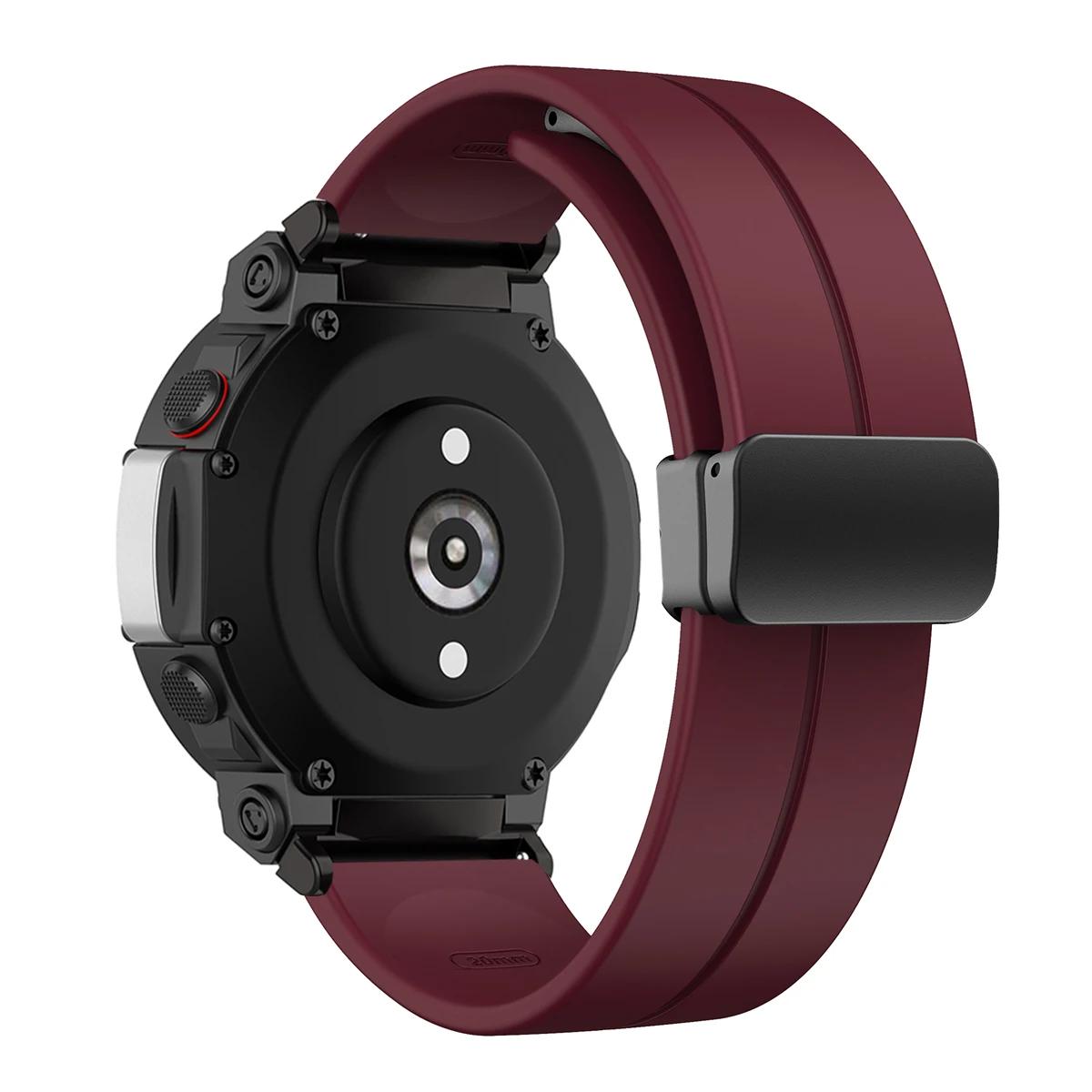 

Magnetic Silicone Watch Band For Huami Amazfit T-Rex2 Strap Bracelet Replacement Wristband For Amazfit T Rex 2/3 Sport Watchband For Amazfit T-Rex 3