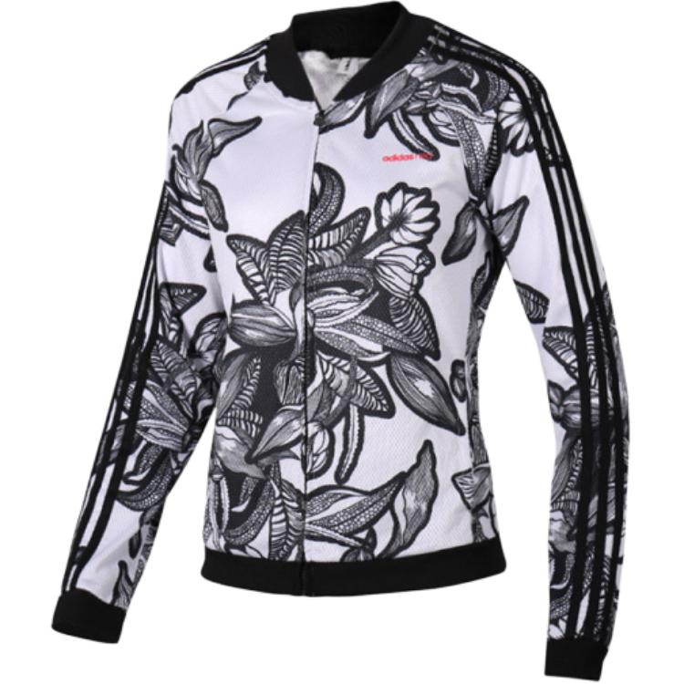 

Adidas Нео Мода Универсальная Теплая Хлопковая Куртка Женская Куртка Черная Белая CV7330 XS