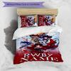 3pcs Custom Name RWBY Volume Bedding Set Duvet Cover Closure Includes 1 Duvet Cover & 2 Pillowcases for All Seasons Bedroom Decor
