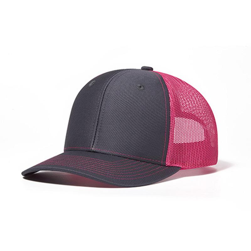 Customized Printed Logo Slightly Curved Brim Duck Tongue Hat Women's Outdoor Sunshade Net Caps Men's Hiking Baseball Hats
