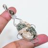 Natürlicher Ozeanjaspis, Labradorit 925er Sterlingsilber Schmuck Anhänger 2,96" AP-16191