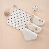 Cotton Drooling Bib Mouth Cloth For Baby Gentle On Skin Machine Washable Saliva Towel Newborns Feeding Accessories