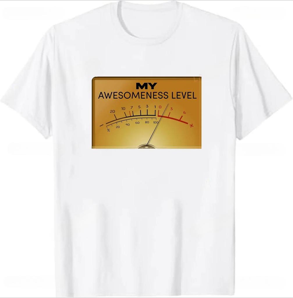 Volume VU Meter Vintage Women Tshirt Audio Engineer Recording Crew Neck Summer Women Short Sleeve Casual Top Aesthetic Clothes