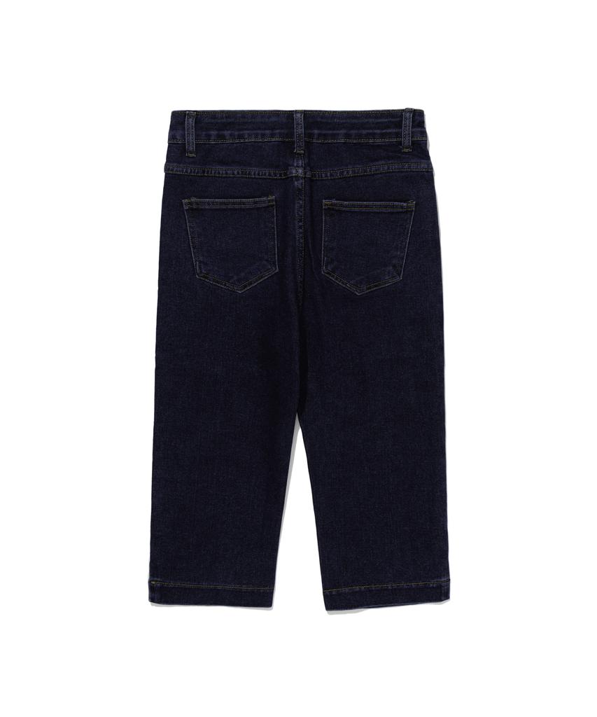 MOAA Slim Slit Denim Capri Pants (Jeanblue)