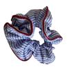 Elegant Striped Scrunchies Elastic Ponytail Hair Holder Wedding Hair Rope Big Buns Hair Elastics for Various Hairstyle