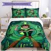 3pcs Duvet Cover Set (1*Duvet Cover + 2*Pillowcase, Without Core), Ben 10 Cartoon Print Soft All‑Season Bedding Set, Home Bedroom Decor Gift