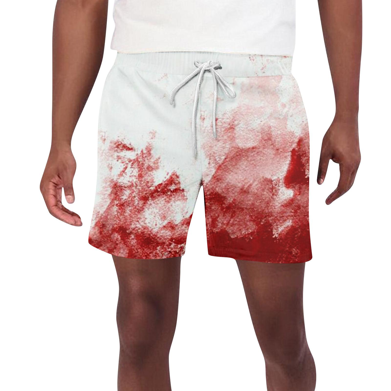 

Мужские шорты с принтом на тему Хэллоуина и ужасов, мужские повседневные спортивные пляжные шорты на шнурке XXL