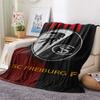 Freiburg E Print FlAannel Blanket, High Quality Comfortable for All Seasons, Home Decor, Warmth and Comfort