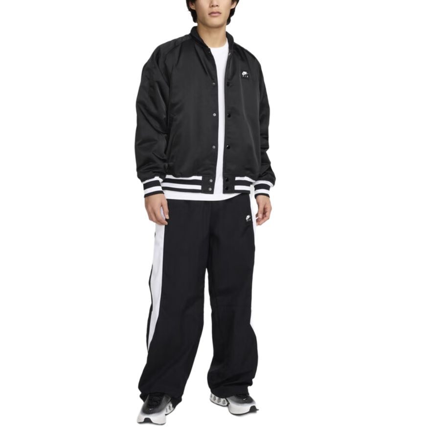 Nike Sportovní oblečení Air Varsity bunda Pohodlná Módní Ležérní bunda Pánské bundy Černá HJ0302010