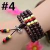 Fashion Buddhist Natural Sandalwood Buddha Meditation Wood Prayer Bead Mala Bracelet Bangles Women Men 108 Beads Accessories