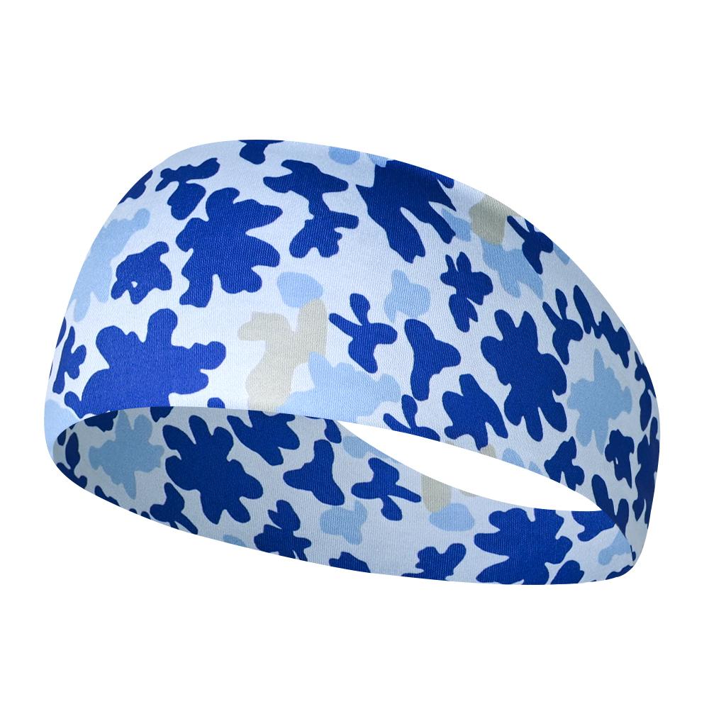 

Camouflage Running Headband Sport Sweatbands Elastic Sweat Band Workout Running Cycling Athletic Yoga Headwear Stretchy Hairband