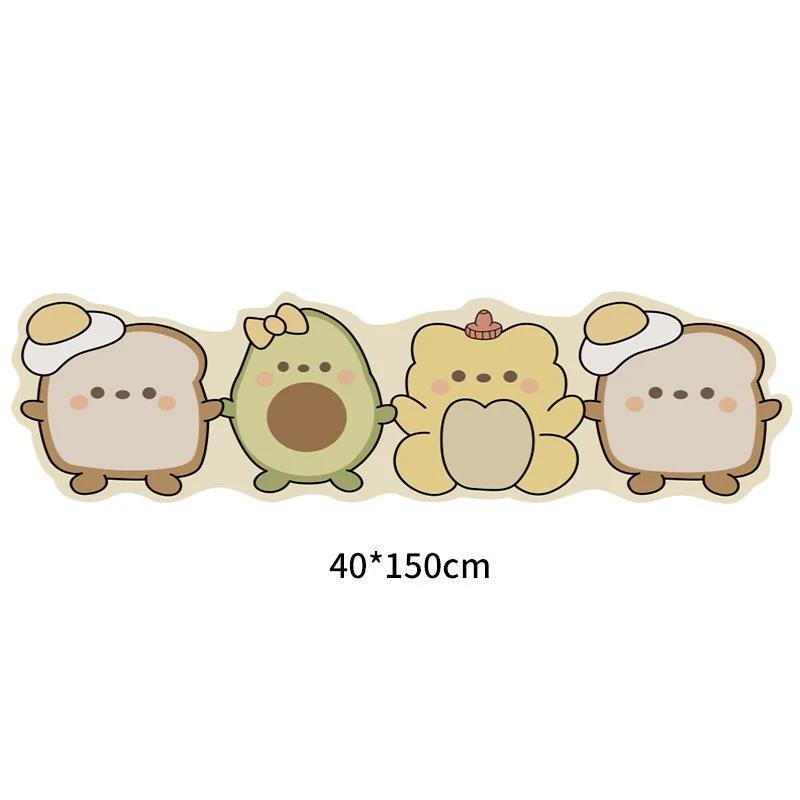 Cartoon Anti-Slip Kitchen Floor Mat Entrance Doormat Washable Door Rugs Hotel Living Room Carpet Bathroom Home Decoration Mats