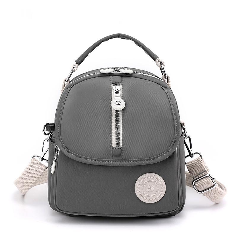 New Women's Shoulder Bag Simple Multi-functional Backpack Outdoor Leisure Large Capacity Fashion Contrasting Messenger Bag