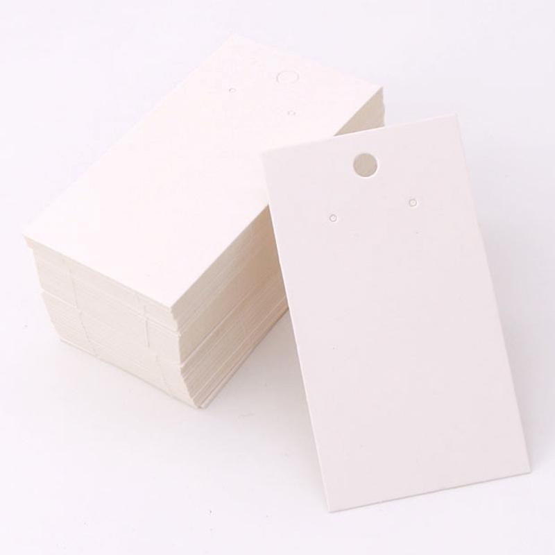 50 Jeux de Cartes pour Boucles d'Oreilles et 50 Pièces de Sacs Cartes d'Exposition pour Colliers Boucles d'Oreilles Sacs Auto-adhésifs Carte en Papier Kraft pour Emballage de Bijoux DIY