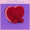 Peluche Macaron a Forma di Cuore Jc con Imbottitura in Cotone 3D per Regali di San Valentino