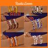 Football Jewelry Geometric Alloy Handmade Unisex Bracelet For Sports Fans