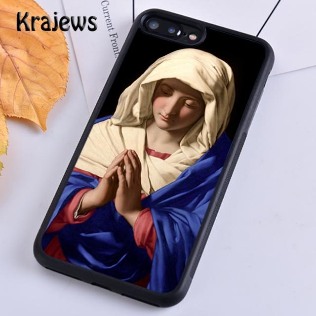 Holy Mother Virgin Mary Christian Phone Case Cover For iPhone 17 Air 16 15 14 plus 12 13 pro max Fundas