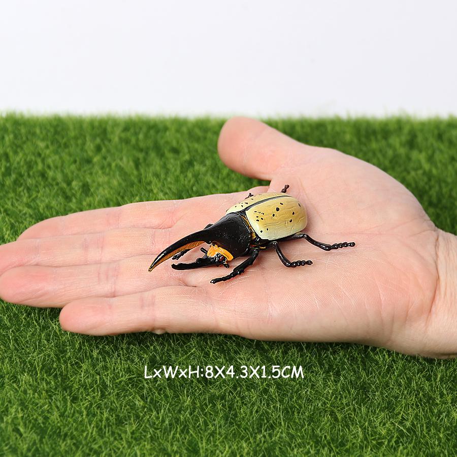 Insect Toy Miniature Insects Figures Animal Figurines Beetle Bee Spider Models Action Figure Plastic Animals Toys for Children