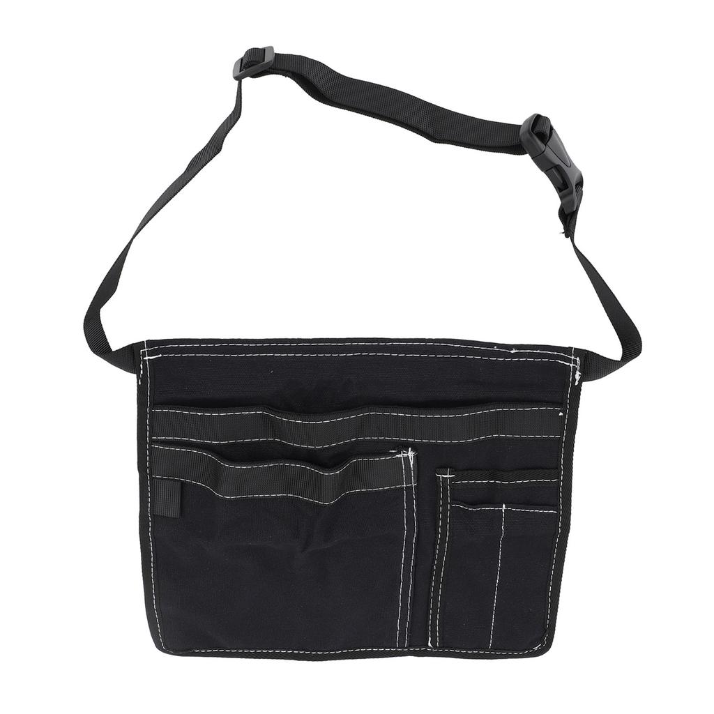 Einseitige Werkzeuggürteltasche Schwarz Oxford-Gewebe Verstellbare Mehrzweck-Werkzeuggürteltasche für verschiedene Größen